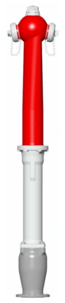 Hydrant nadzemní s lomovým bodem Eurodrant 08 kulatý | HUTIRA ATJ