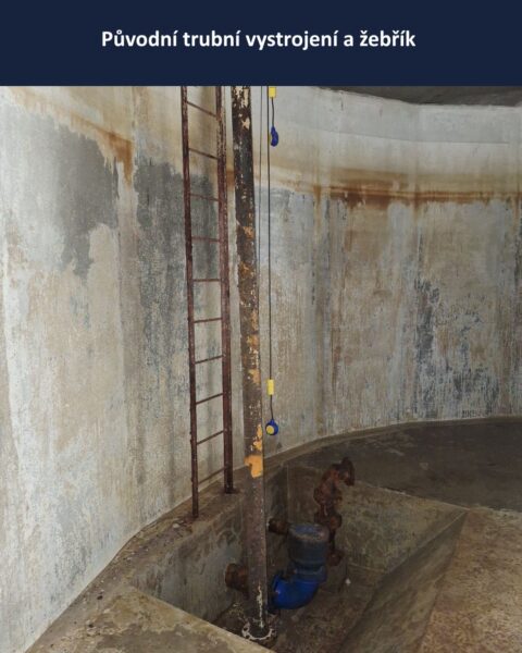 Od listopadu slouží naše opravné spojky REPAMAX v akumulační nádrži vodojemu v Jihlavě | HUTIRA voda