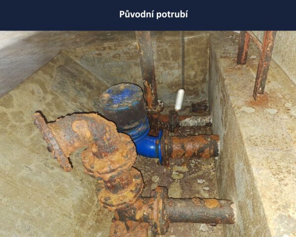 Od listopadu slouží naše opravné spojky REPAMAX v akumulační nádrži vodojemu v Jihlavě | HUTIRA voda